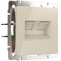 W1181103 Розетка двойная Ethernet RJ-45, слоновая кость Werkel, 4690389155864