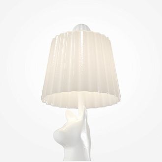 Настольная лампа 19,5*14-35,5 см, LED*7W, 3000K, Maytoni Senor Alpaca MOD377TL-L5W3K, Белый