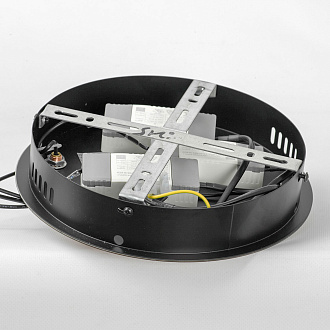 Люстра подвесная 91*50/150 см, 1*led*47W 4000K Lussole Taylor LSP-7211 черный/медный