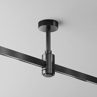 Подвесной комплект 2,9*2,9*12,4 см, Maytoni Technical Magnetic trаck system Flarity черный TRA156C-S1-B черный