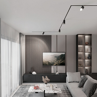 Трековый светильник Slim Magnetic R02 12W 4200K черный 85012/01 Elektrostandard