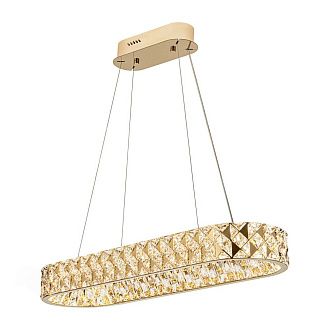 Люстра 90*30*50-120 см, *LED*70W, 3000-6000K, Modelux  ML.335.900.300 GD, Золото
