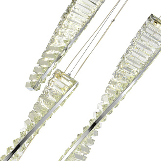 Светильник подвесной 28* см, LED*1*55W, 3000K, St Luce Elica SL6205.103.05, Хром