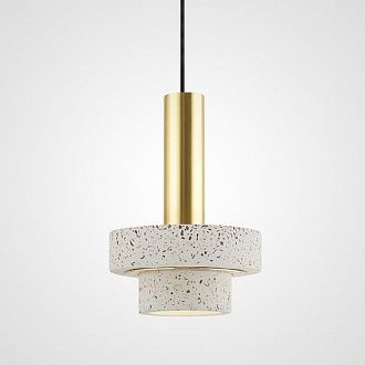 Подвесной светильник CADIS Терраццо 15*15*23 см, 1*E14*40W, ImperiumLoft CADIS01, Чёрный, Золотистый, Серебристый