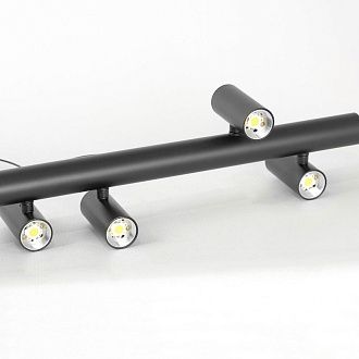 Линейно-подвесной светильник *100*45-120 см, 18*led*2W, 4000K, Lussole Hopkins LSP-7405, черный