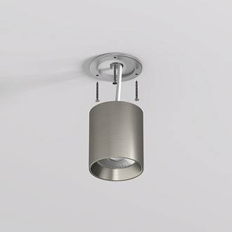 Накладной светильник 7*8 см, 10W, 3000К, Denkirs SHINE TUBE DK2610-DN никель