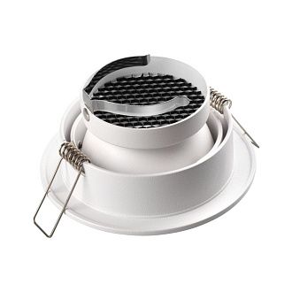 Светильник встраиваемый 9*9*5 см, вр 8,5 см, 1*GU10*50W, Novotech Morus 370999, белый