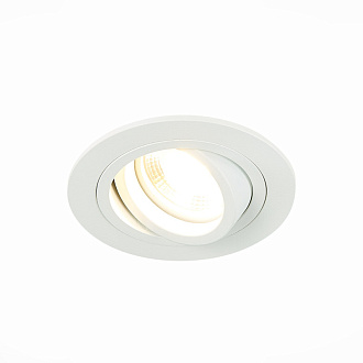 Встраиваемый светильник 9/8 см, GU10, IP20 ST LUCE ST251.518.01 Белый, вр 8 см