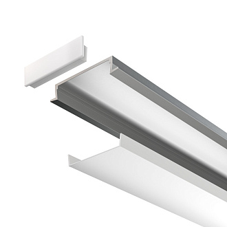 Алюминиевый профиль встраиваемый 2000*30*6 мм Maytoni Technical Led Strip ALM003S-2M Серебро, цена за штуку