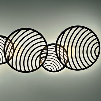 Светильник 68,5*40*13,6 см, LED *  40W, 3000К Mantra Colladge 7232, черный