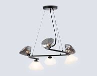 Подвесная люстра **35-115 см, 6*G9*40W, K, Ambrella Light High Light LH15003, черный