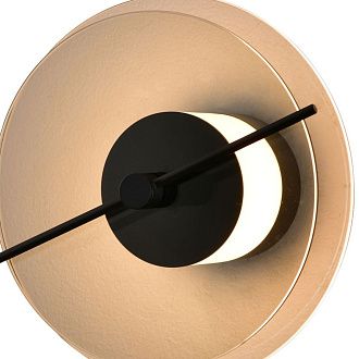 Настенный светильник 20 см, 6W, 3000K, Indigo Variabile 11072/A/1W Black V000206L, черный