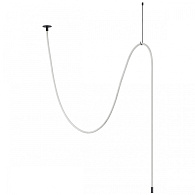 Подвесной светодиодный светильник Odeon Light Corda 4391/40CL, черный