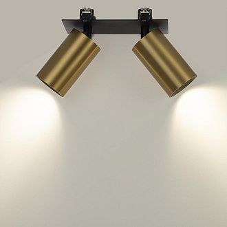 Светильник 18 см, Citilux AXEL CL512D22, черный-латунь