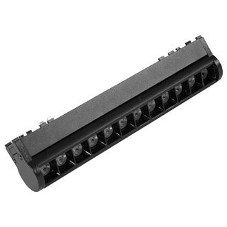 Трековый магнитный светильник 23 см, 12W, 3000-6000K, Aployt Magnetic track 48 APL.0102.01.12, черный
