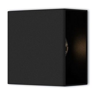 Настенный светильник 10 см, 6W, 4000K, Freya Fless FR10005WL-L6B, черный