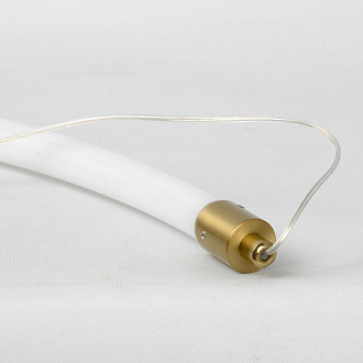 Люстра подвесная 70*50 см, 4*led*13W, 3000K, 12 м2 Lussole Bartow LSP-7247 матовое золото