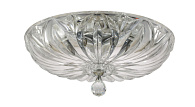 Светильник потолочный 40 см, Crystal Lux DENIS D400 CHROME Хром