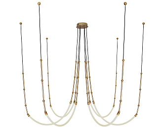 Люстра 150*160 см, Led 100W 4000K Бронза Kink Light Бофорт 08060-6A,20