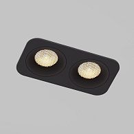 Светильник встраиваемый Tetro 20W 3000K черный IP44 15277/LED Elektrostandard  4690389217913, a071316