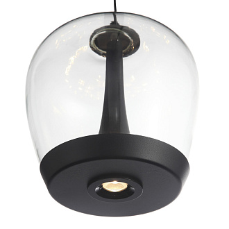 Подвесной светильник 20*200 см, LED, 17W,  3000К, ST-Luce Ripple SL6014.423.01 черный