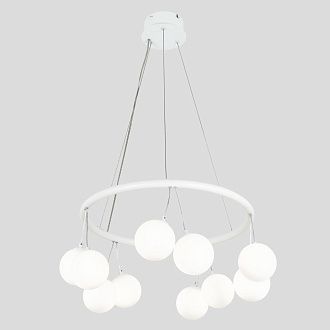 Подвесной светильник 60*70/150 см, 10*G9 MODESTYLE MS.6120.10 WH белый
