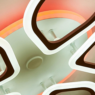 Люстра потолочная Citilux Транай Смарт CL235A150E, 65W LED, 3000-5500K, диаметр 70 см, белый