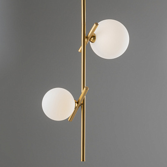 Светильник 35 см, Freya FR5259PL-02BS, латунь