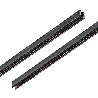 Трек однофазный LINEA 24V 0,5*100*1,5 см, Lightstar Linea 506017 черный