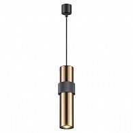 Подвесной светильник Odeon Light Afra 4739/5L, черный-золото