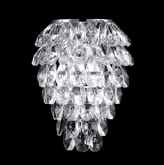 Бра 19*13 см, Crystal Lux CHARME AP3 CHROME/TRANSPARENT Хром