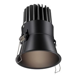 LED светильник 9 см, 18W, 3000-6000K, Novotech Spot Lang 358911, черный, вр 8,2 см
