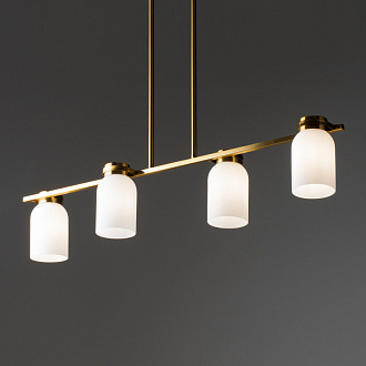 Светильник 88 см, Freya Kamelia FR5446PL-04BS, латунь