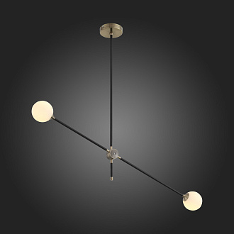 Светильник подвесной 10*80 см, ST LUCE BASTONCINO SL429.403.02 Черный, Золото
