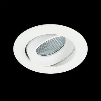 Встраиваемый светильник 9 см, 7W, 3500К Citilux Альфа CLD001NW0, белый, вр 8 см