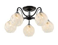 Люстра L550 x W550 x H250, мм, 5*40W (200W), BLACK+CH (Черный+Хром) Sfera Sveta 74310/5 BLACK+CHROME