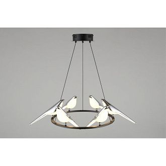 Детская люстра 65*60-300 см, 1*LED, 60W, 3000K, Aployt Astor APL.822.13.60, хром