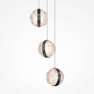 Каскадная люстра 38*38*323 см, LED*15W, 3000K, Maytoni Misterio MOD379PL-L17B3K, черный