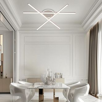 Накладная люстра 90*14 см, 75W, 3000-6000K, Citilux Trent   CL203631 черный