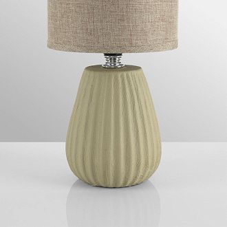 Настольная лампа 13*13*27 см, 1*E14*40W, Lumion Asela 8160/1T, бежевый