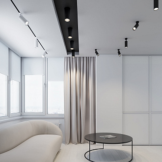 Накладной светодиодный светильник Diffe 85252/01 10W 4200K чёрный Elektrostandard