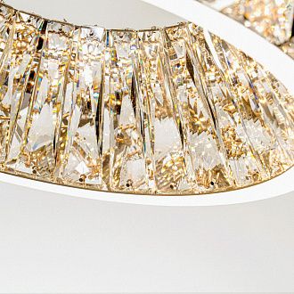 Люстра *60*10 см, LED*56W, 3000-6000K, Modelux  ML.335.600 CR, Хром
