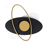 Бра 26 см, 7W, 4000K, Arte Lamp Mars A2605AP-7BK, черный-золото