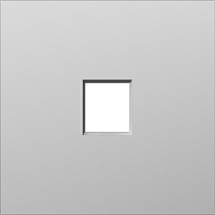 Donel S08 сталь накладка 1-я для розеток RJ45,TV,SAT,HDMI , серия DB, DS85937