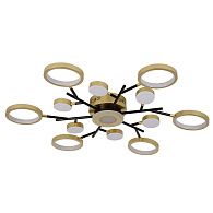 Потолочный светильник 88 см, 140W, 3500-6500K, F-Promo Hybrid 4686-13C, золото