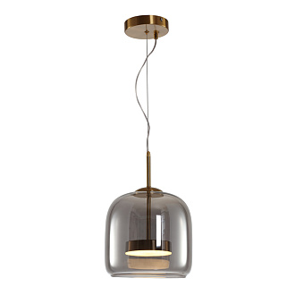 Светильник подвесной 23*34 см, 1 LED*12W, 4000 К, Arte Lamp Padova A2404SP-23SM, Дымчатый