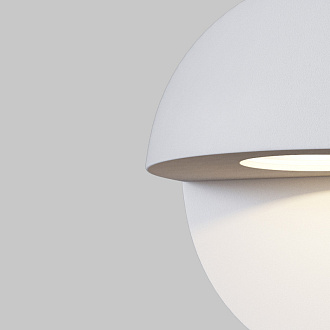 Уличный настенный светодиодный светильник Maytoni Mezzo O033WL-L3W3K, 3W LED, 3000K, белый