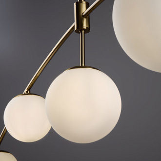 Светильник 120 см, Freya Hanger FR5443CL-04BS, латунь