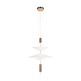 Подвесной светильник 50*83 см, 3*GU5.3*20W  LOFT IT Skylar 10244/B Brass латунь