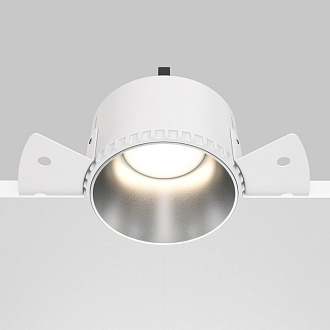 Светильник 14 см, Maytoni Downlight Share DL051-01-GU10-RD-WS, серебро, вр 9,3 см